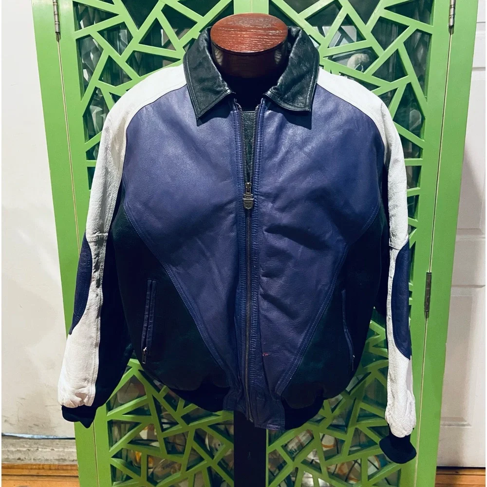 Michael Hoban WHEREMI Classic Vintage Leather “8 Ball” Jacket